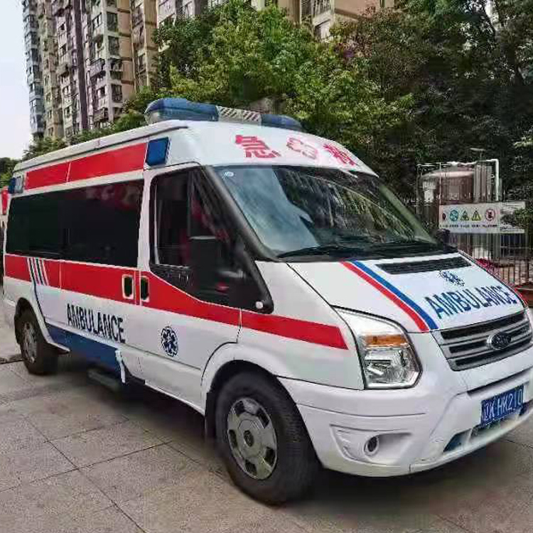 渝北长途救护车护送病人返乡